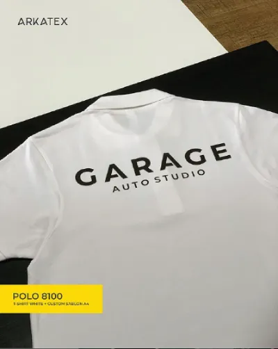 sablon kaos polo