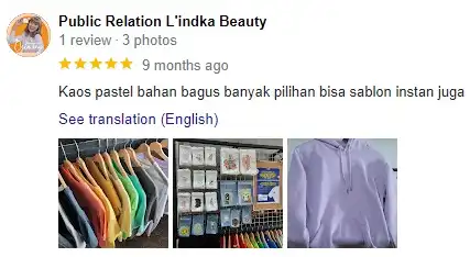 Ulasan kualitas kaos custom polos