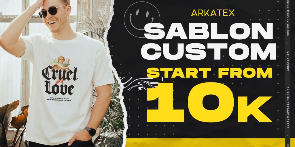Sablon Kaos Polos Satuan 10 ribu